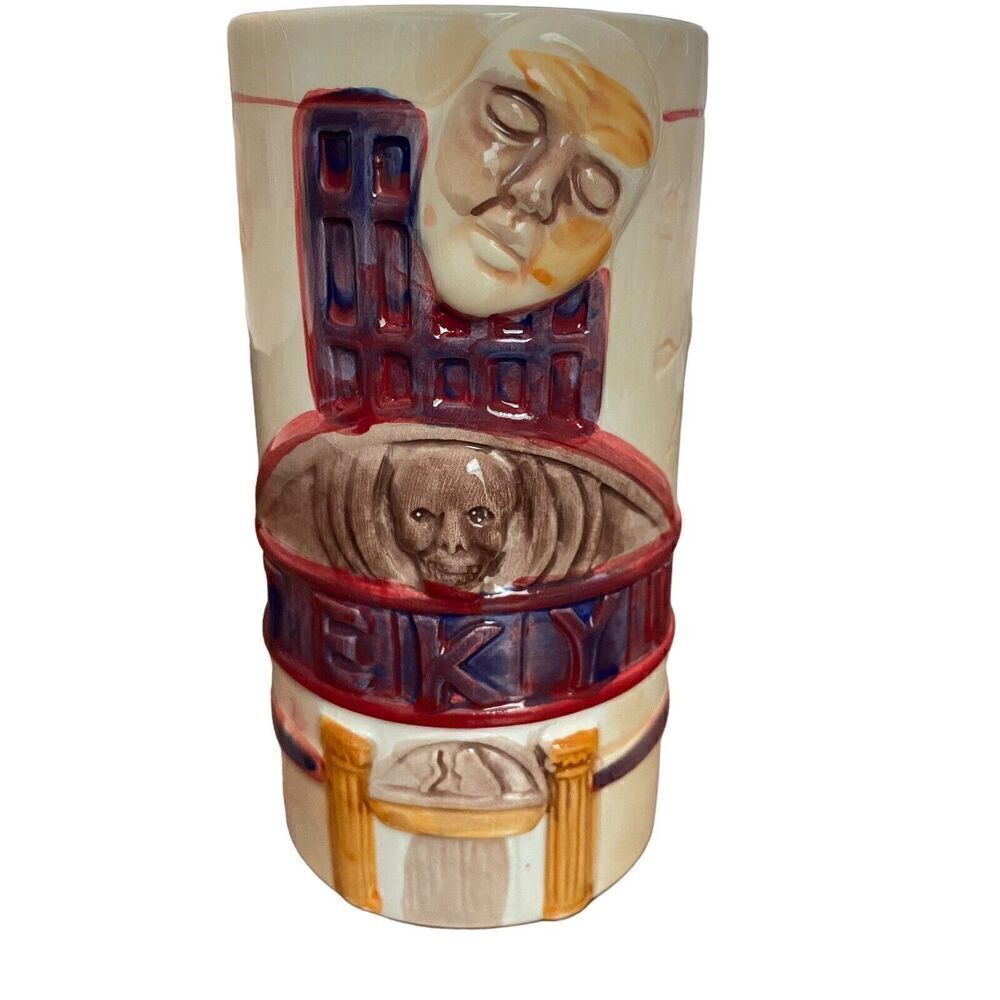 Jekyll Hyde Tiki Mug Mask Skull Eyeball DW 510